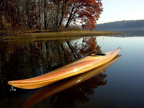 Wooden Wood Kayak woodworking display case plans